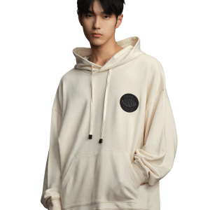 107779-295 | MEN'S PALLADIUM LOGO LOOSE FIT COTTON HOODIE | BIRCH