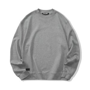 108459-034 | MEN'S PALLADIUM LOGO LOOSE FIT COTTON SWEATSHIRT | HEATHER GREY