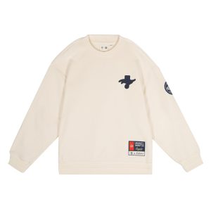 109345-232 | PALLADIUM X JEREMY LIN LINSANITY COTTON SWEATSHIRT | VANILLA ICE