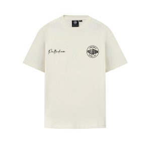 109647-262 | MEN'S VINTAGE PALLADIUM LOGO LOOSE FIT COTTON T-SH | MARSHMALLOW