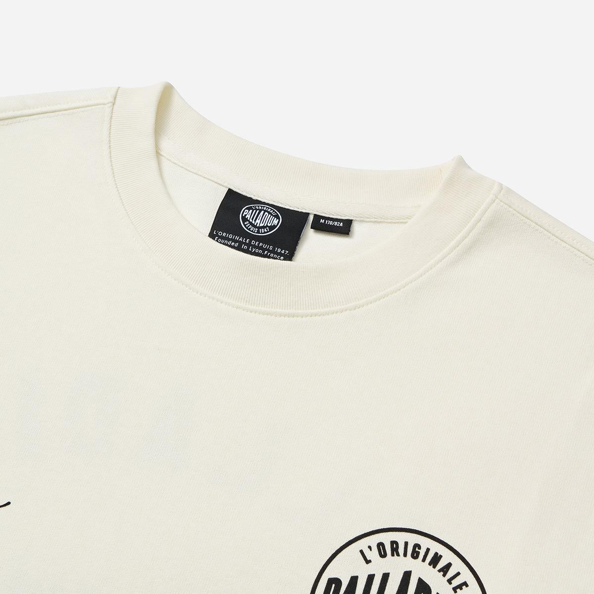109647-262 | MEN'S VINTAGE PALLADIUM LOGO LOOSE FIT COTTON T-SH | MARSHMALLOW - Image 3