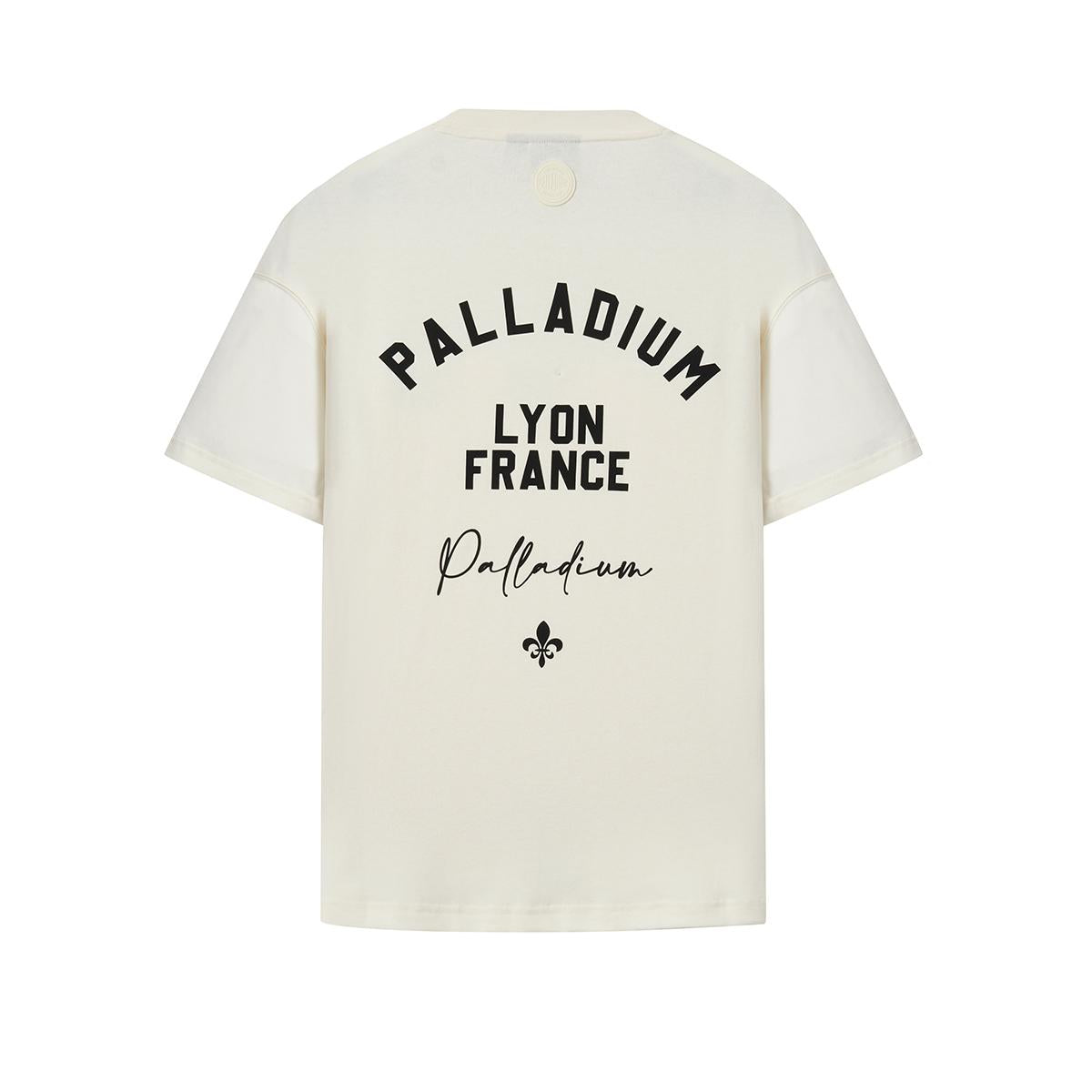 109647-262 | MEN'S VINTAGE PALLADIUM LOGO LOOSE FIT COTTON T-SH | MARSHMALLOW - Image 2