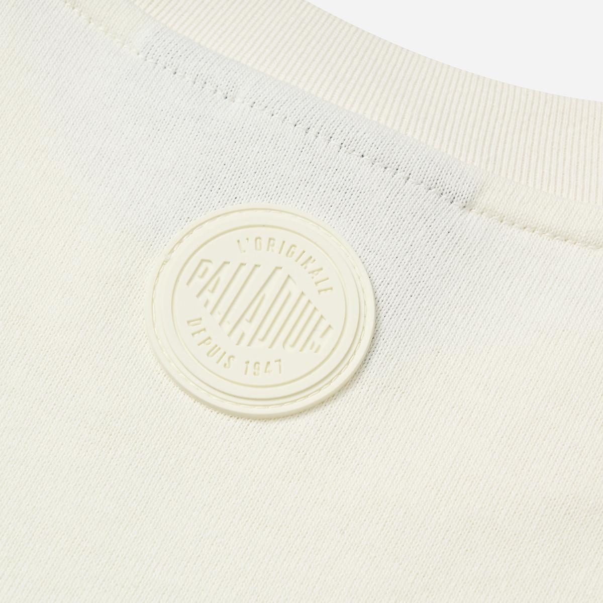 109647-262 | MEN'S VINTAGE PALLADIUM LOGO LOOSE FIT COTTON T-SH | MARSHMALLOW - Image 4