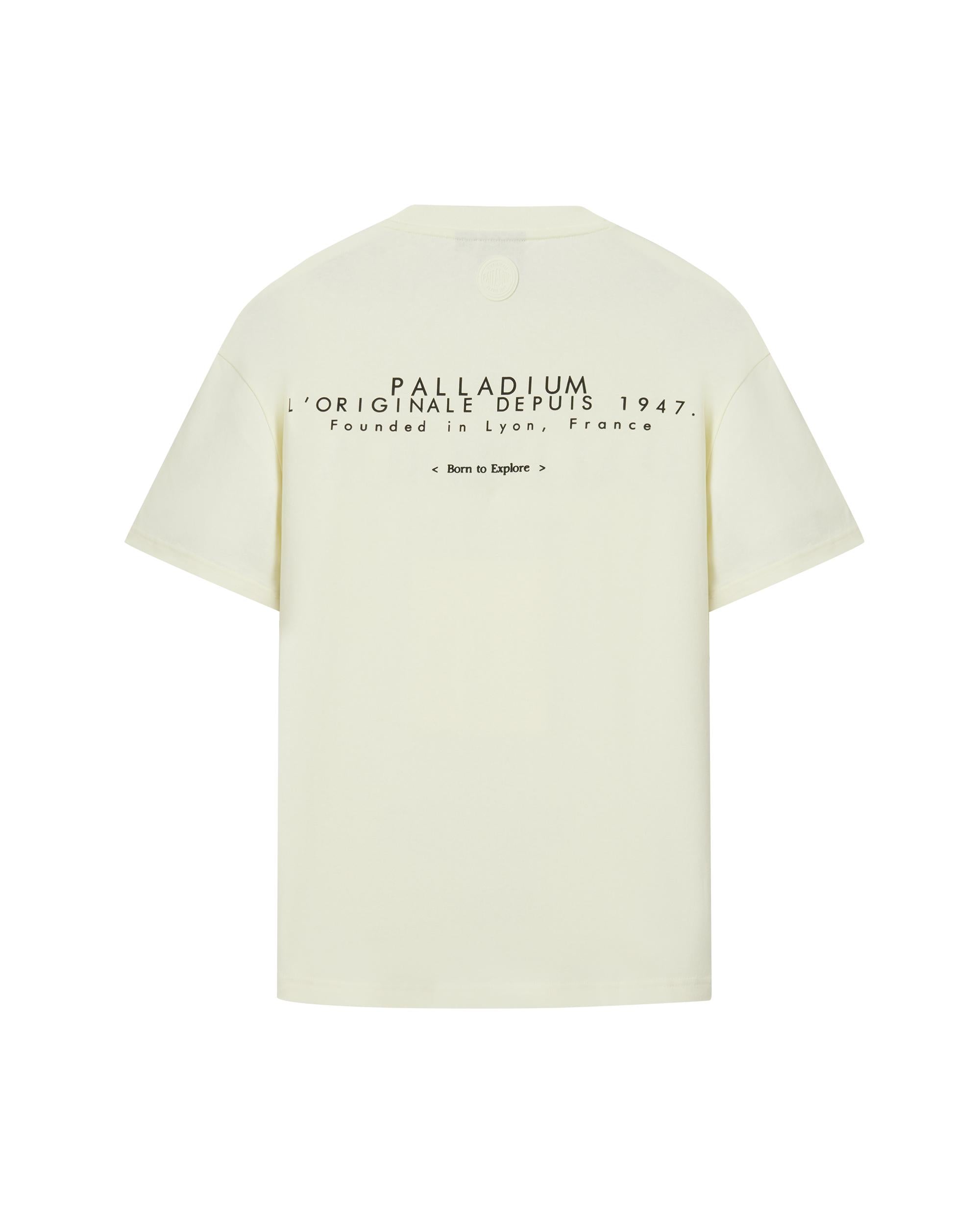 109650-232 | MEN'S IRIS THEME PRINTED LOOSE FIT COTTON T-SHIRT | VANILLA ICE - Image 7