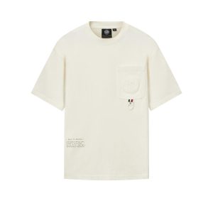 109653-262 | MEN'S URBAN PALLADIUM LOGO LOOSE FIT COTTON POCKET | MARSHMALLOW