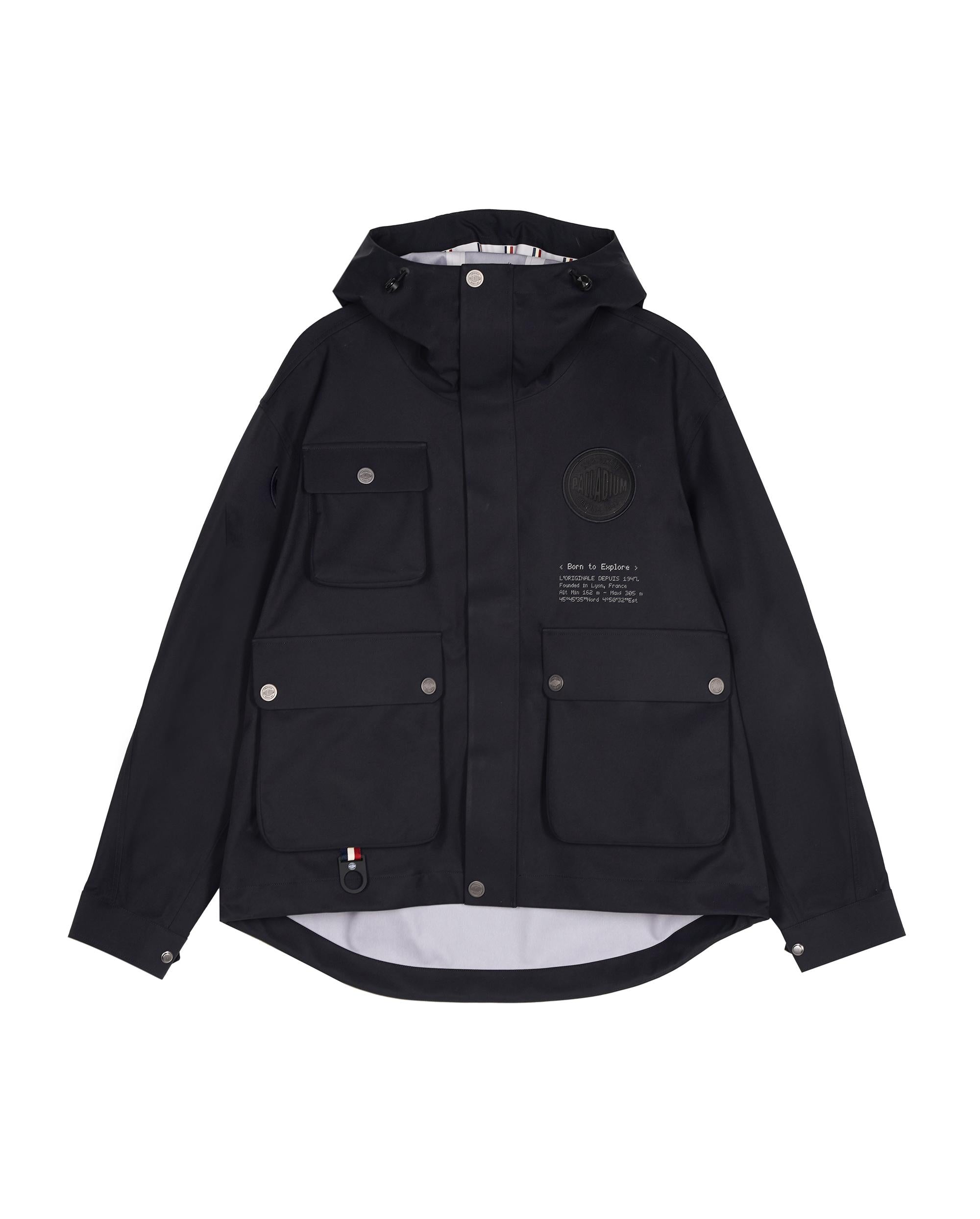 109663-032 | MEN'S PALLADIUM LOGO HOODED JACKET | TAP SHOE - Image 3