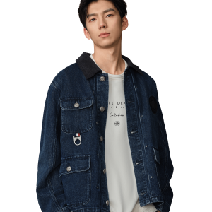 109670-339 | MEN'S PALLADIUM LOGO DENIM JACKET | MAGICAL FOREST