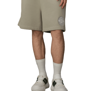 109689-354 | MEN'S VINTAGE PALLADIUM LOGO LOOSE FIT SHORTS | SEAGRASS