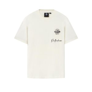 109735-262 | MEN'S VINTAGE PALLADIUM LOGO LOOSE FIT COTTON T-SH | MARSHMALLOW