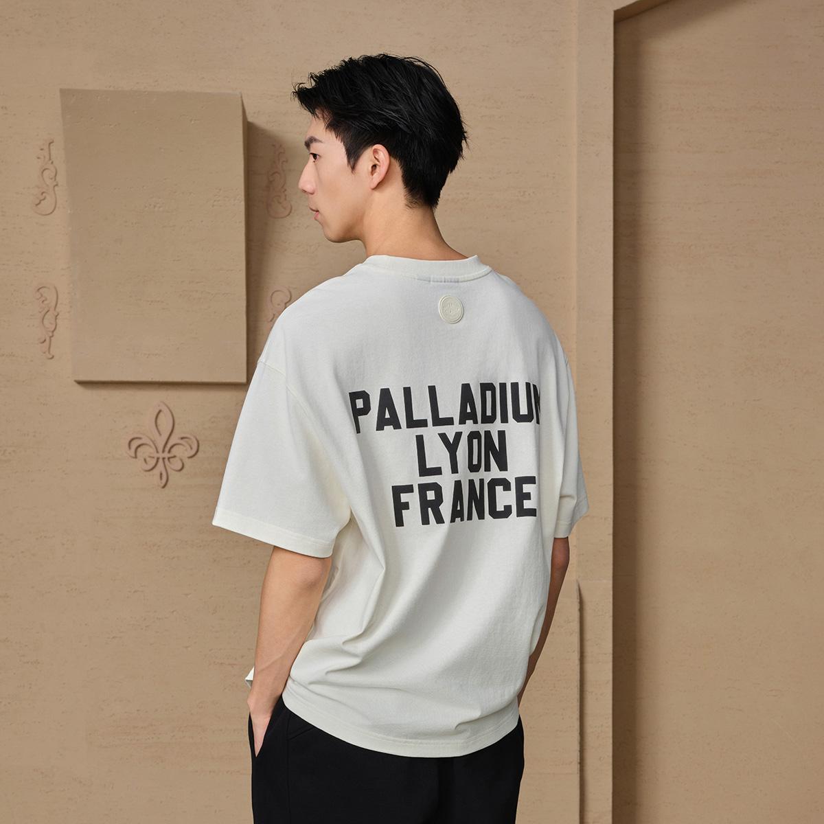 109735-262 | MEN'S VINTAGE PALLADIUM LOGO LOOSE FIT COTTON T-SH | MARSHMALLOW - Image 7
