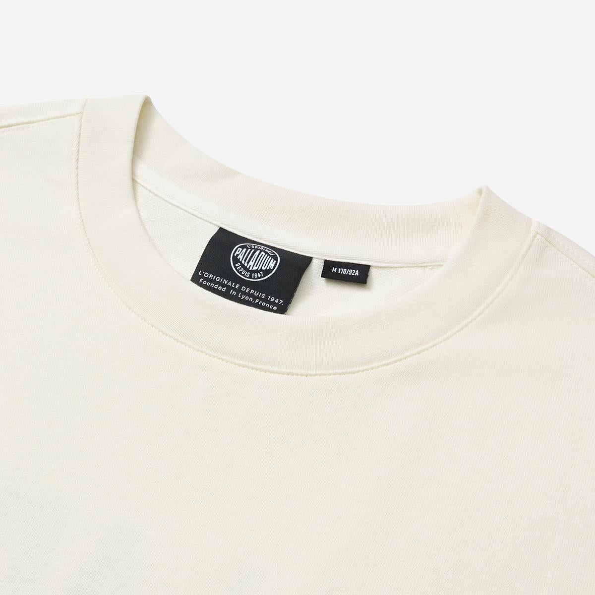 109735-262 | MEN'S VINTAGE PALLADIUM LOGO LOOSE FIT COTTON T-SH | MARSHMALLOW - Image 3