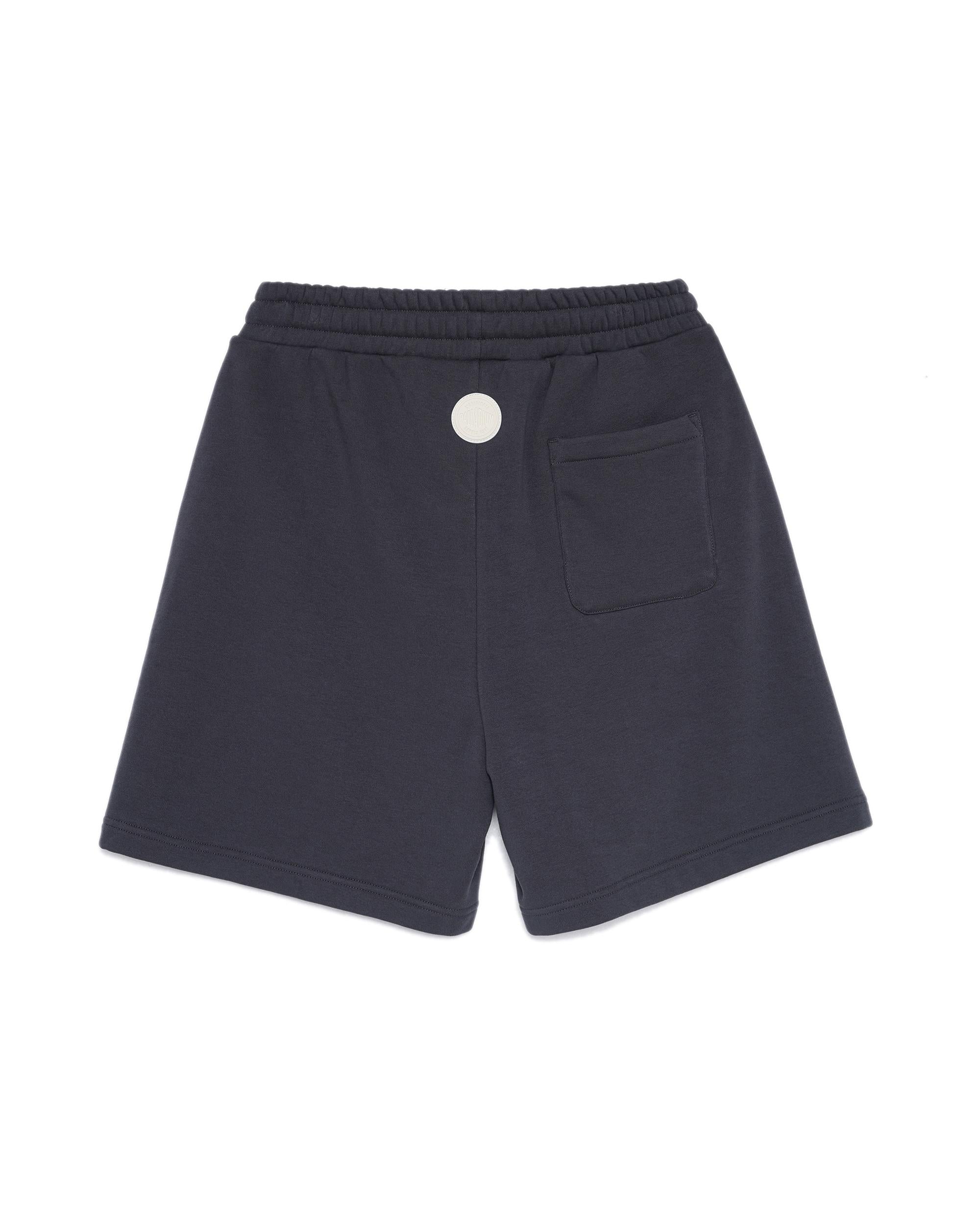 178025-033 | UNISEX EMBROIDERED IRIS LOGO SHORTS | BLK OYSTER - Image 5