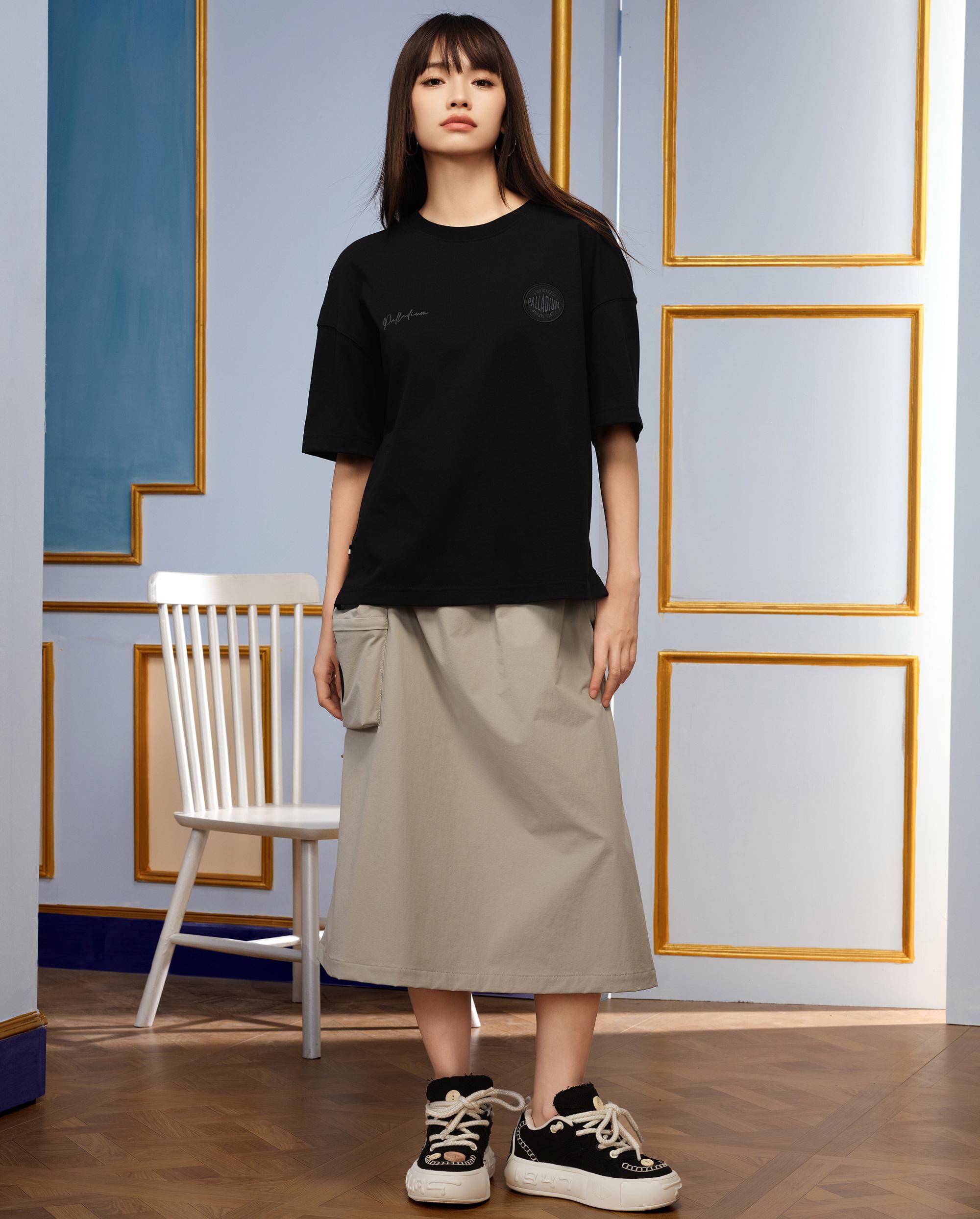 1910475-031 | WOMEN'S CARGO MIDI SKIRT | FLINT GRAY - Image 3