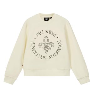 1910516-232 | WOMEN'S PALLADIUM LOGO SWEATSHIRT | VANILLA ICE