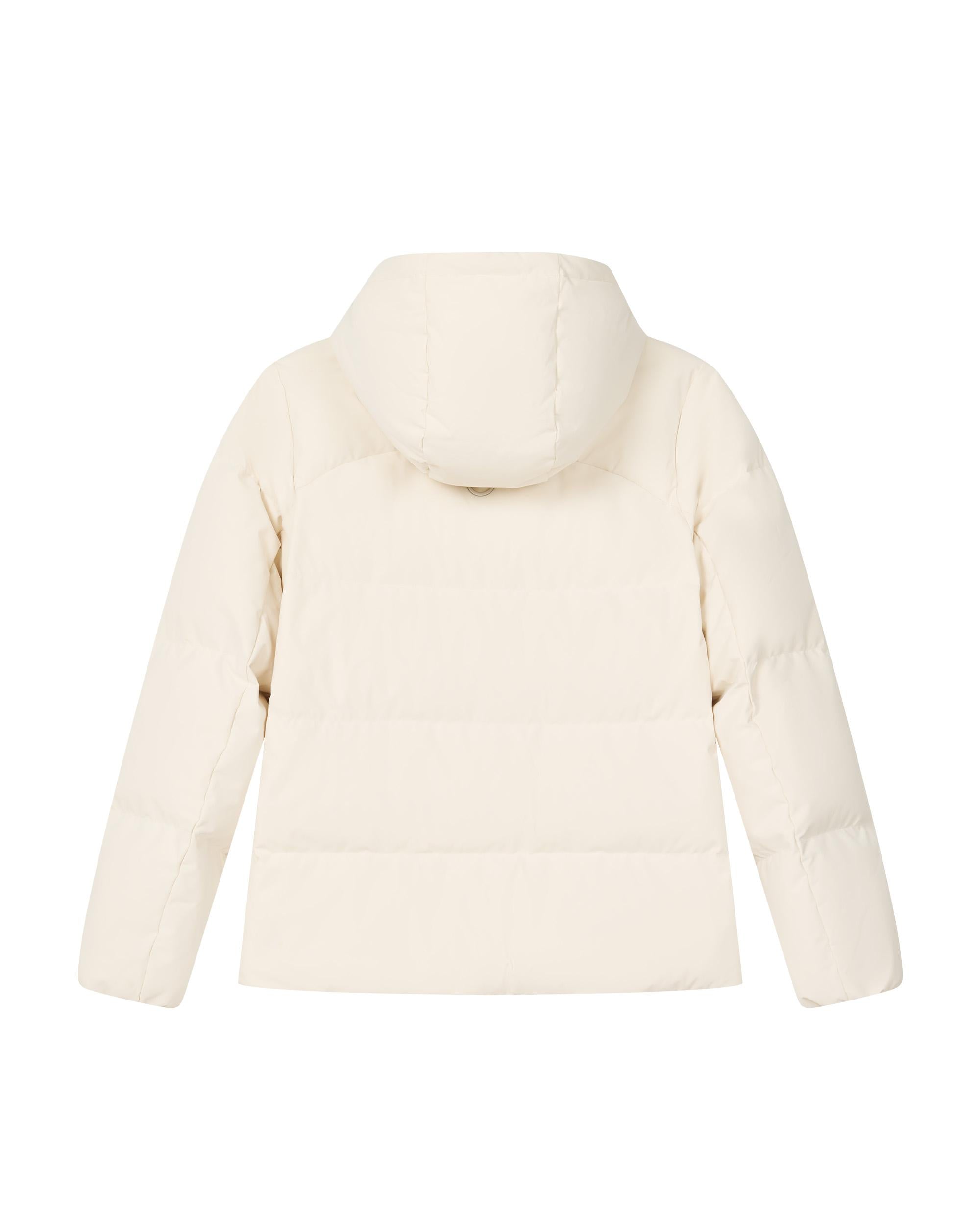 1910525-262 | WOMEN'S PALLADIUM LOGO HOODED DOWN JACKET | MARSHMALLOW - Image 8