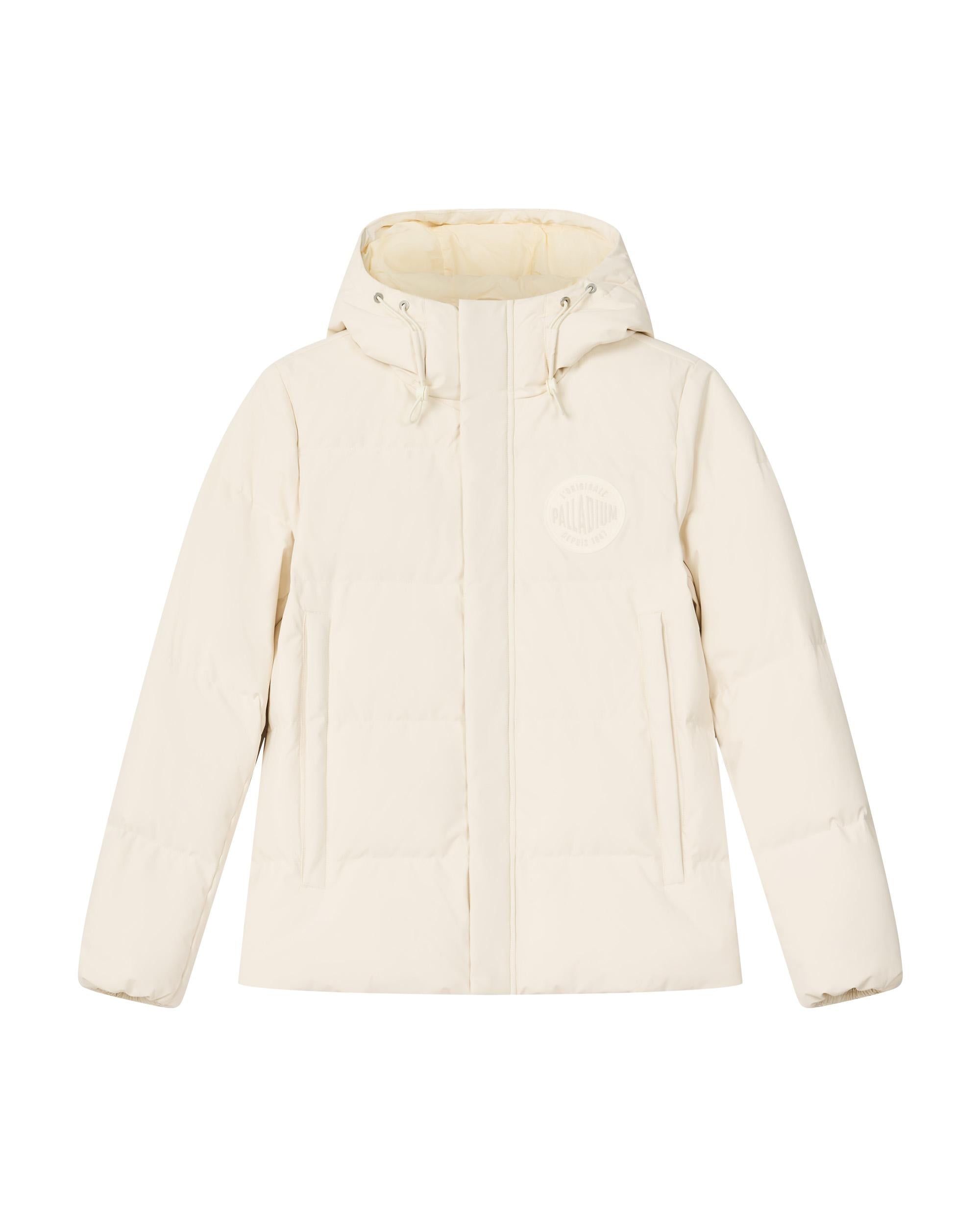 1910525-262 | WOMEN'S PALLADIUM LOGO HOODED DOWN JACKET | MARSHMALLOW - Image 3
