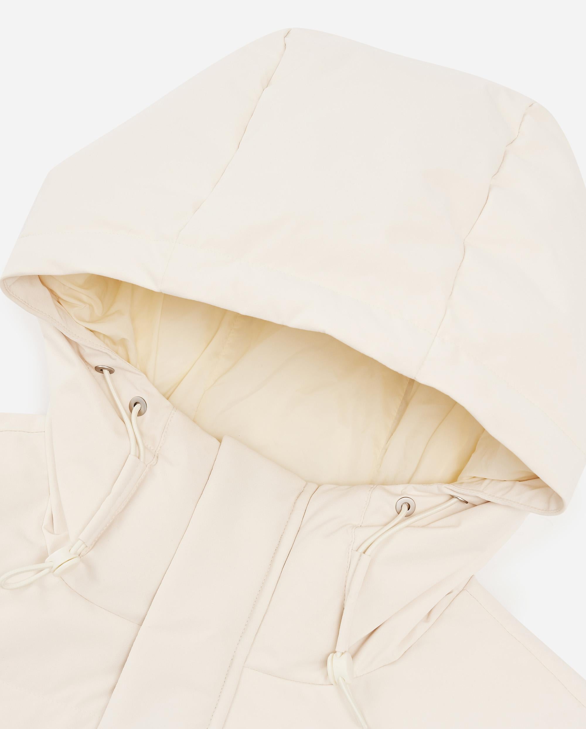 1910525-262 | WOMEN'S PALLADIUM LOGO HOODED DOWN JACKET | MARSHMALLOW - Image 4