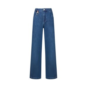 1911375-398 | WOMEN'S HIGH WAIST WIDED-LEG JEANS | BLUE ASHES