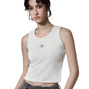 1911398-262 | WOMEN'S IRIS LOGO TANK TOP | MARSHMALLOW