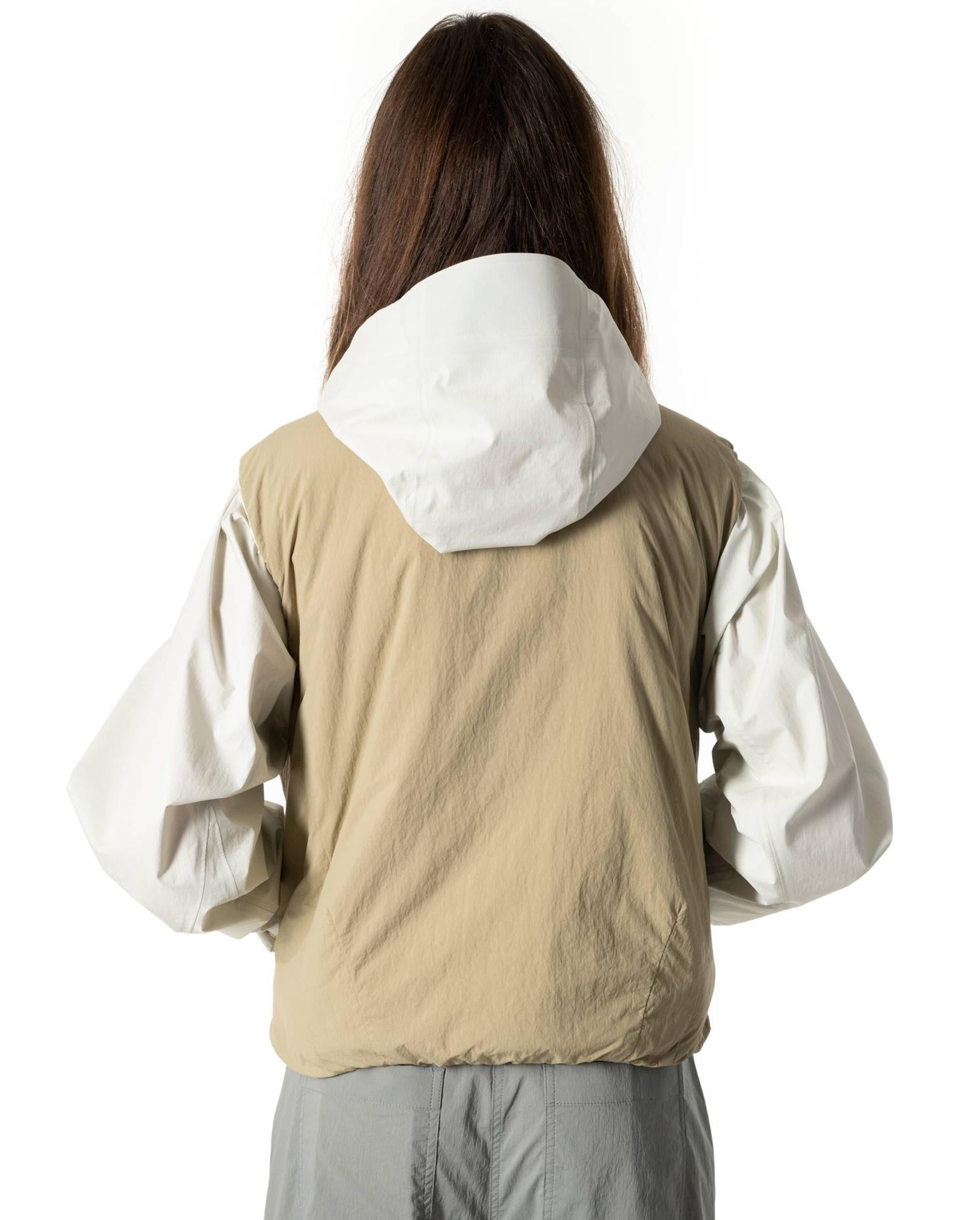 1911713-257 | WATER REPELLENT REVERSIBLE PADDED VEST JACKET | WARM SAND - Image 2