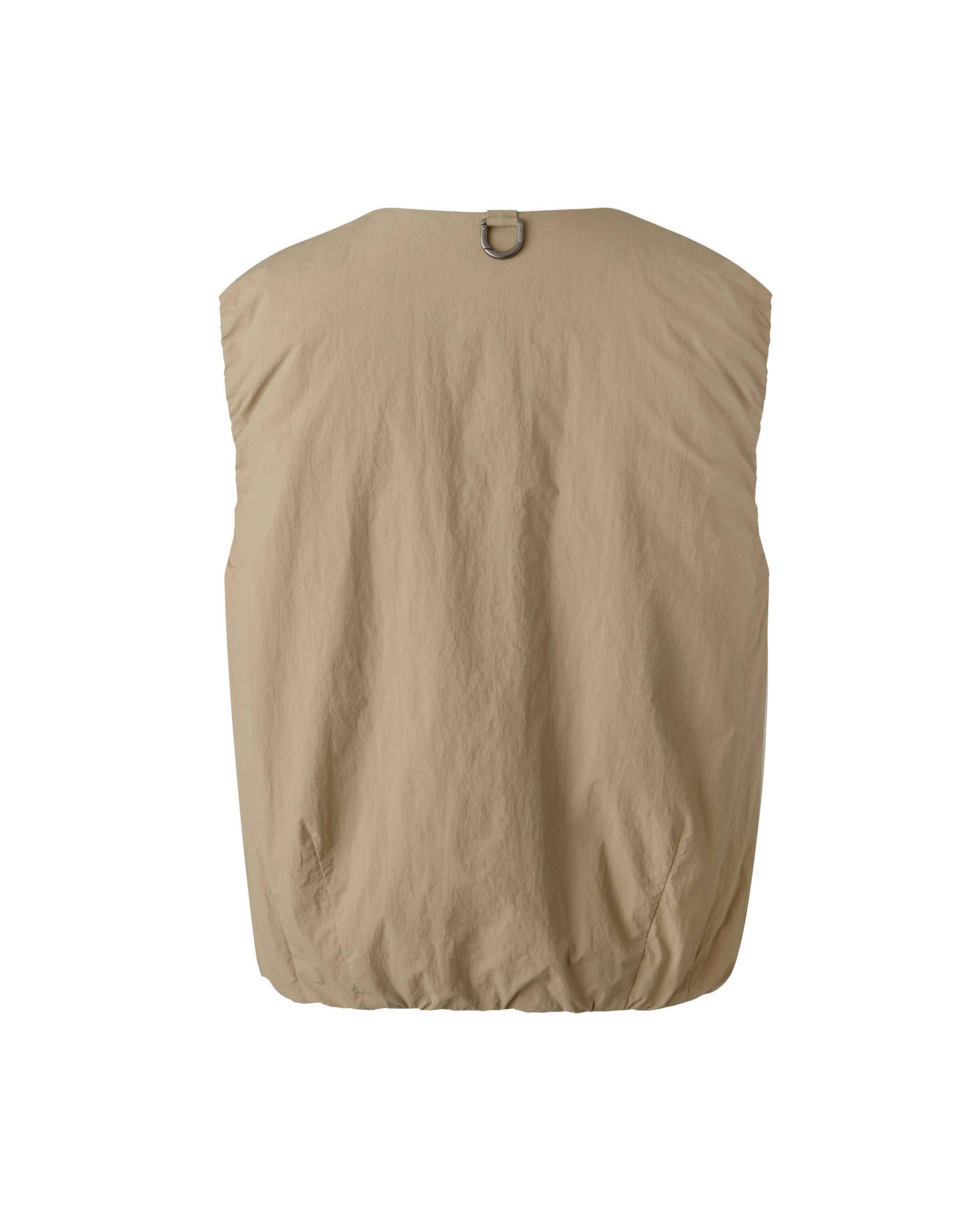 1911713-257 | WATER REPELLENT REVERSIBLE PADDED VEST JACKET | WARM SAND - Image 6