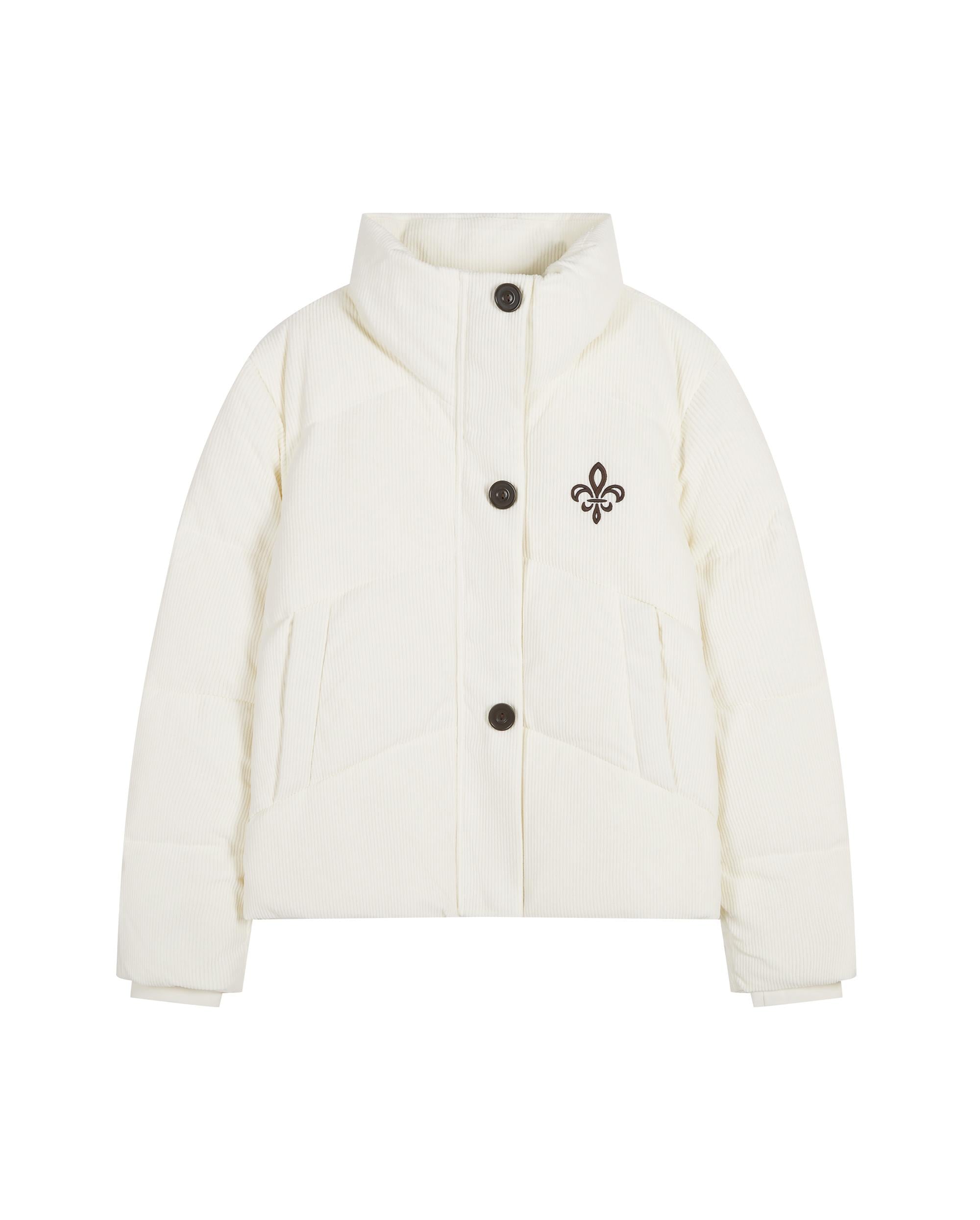 1911933-232 | WOMEN'S IRIS LOGO CORDUROY DOWN JACKET | VANILLA ICE - Image 4