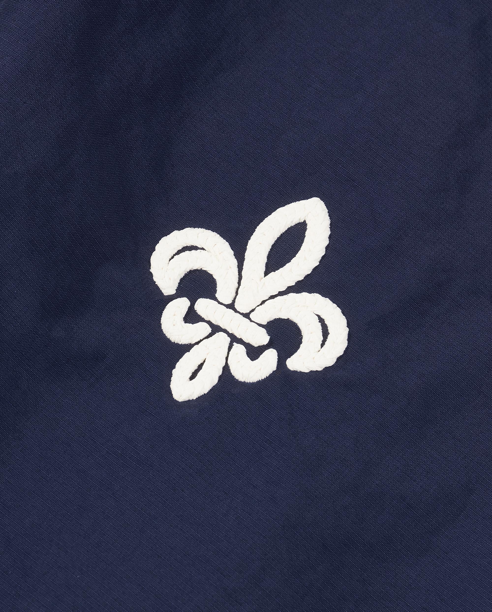 1911979-453 | WOMEN'S IRIS LOGO A-LINE MIDI SKIRT | MARITIME BLUE - Image 6