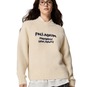 1911986-232 | WOMEN'S PALLADIUM LOGO SWEATER | VANILLA ICE