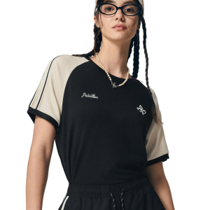 1911998-032 | WOMEN'S LOGO LOOSE FIT VINTAGE COLOR BLOCKS T-SHIR | TAP SHOE