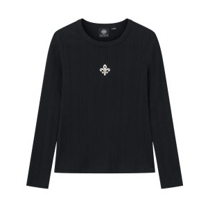 1912003-032 | WOMEN'S IRIS LOGO LONG SLEEVES T-SHIRT | TAP SHOE