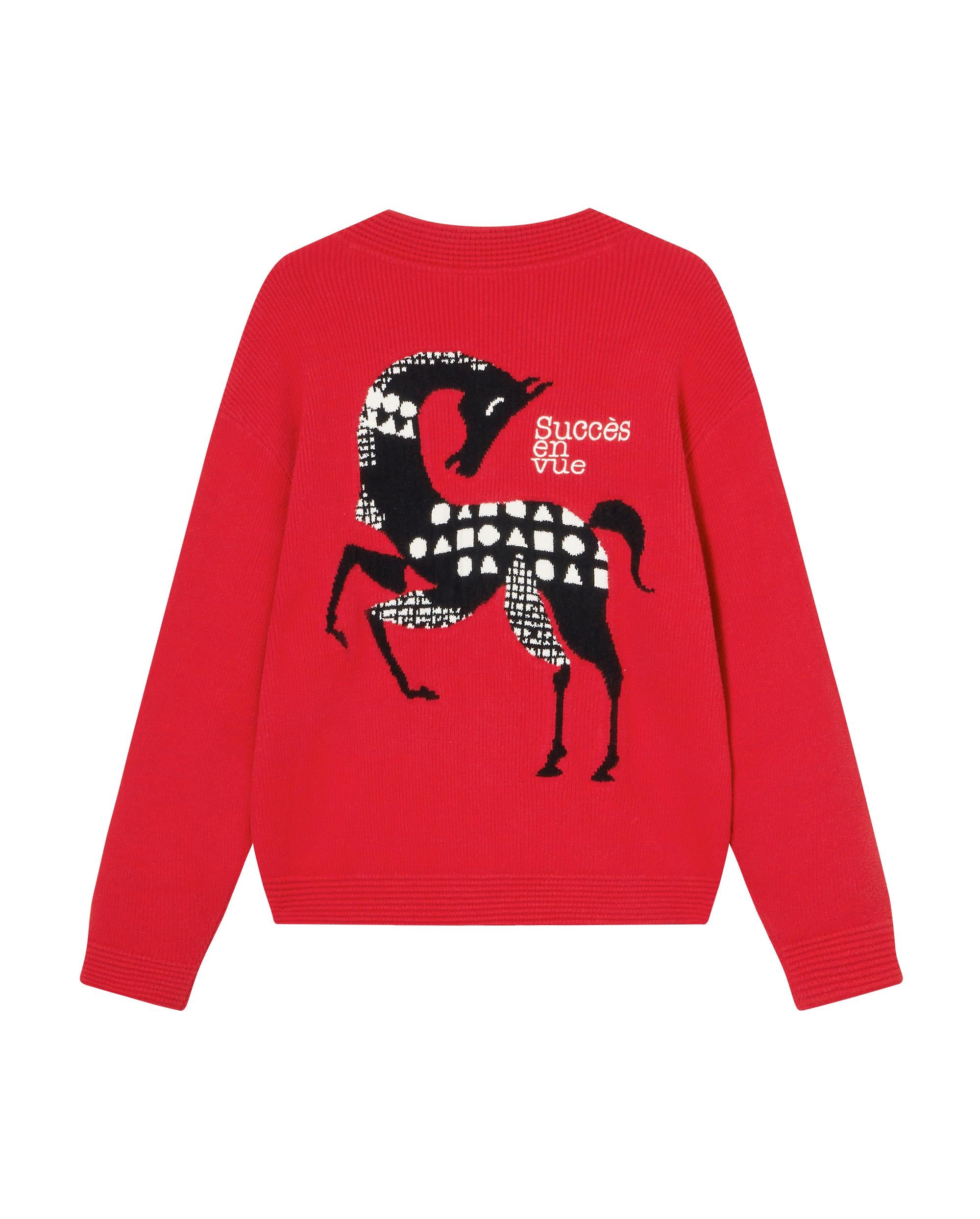1912839-603 | WOMEN'S IRIS LOGO CNY THEME PRINTED CARDIGAN | EMBOLDENED - Image 5