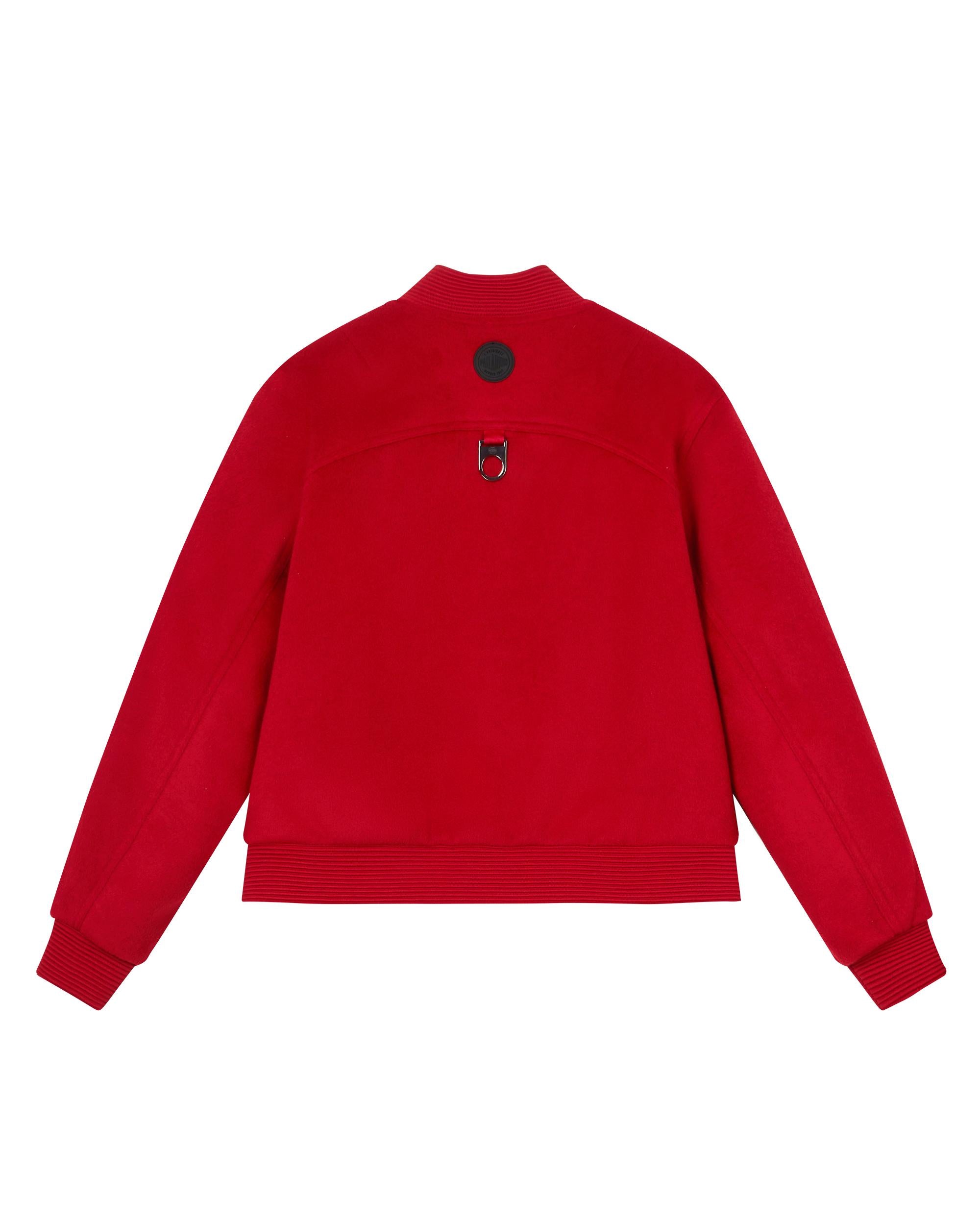1912843-603 | WOMEN'S CNY THEME LOGO WOOL-BLEND FLEECE JACKET | EMBOLDENED - Image 5