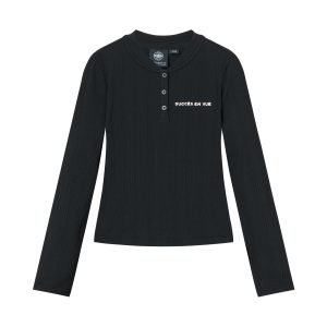 1912845-032 | WOMEN'S CNY THEME HENLEY COLLAR KNITWEAR | TAP SHOE