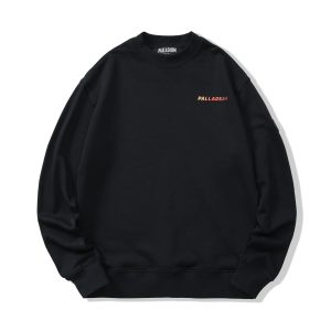 198472-009 | WOMEN'S PALLADIUM LOGO LOOSE FIT COTTON SWEATSHIRT | ANTHRACITE