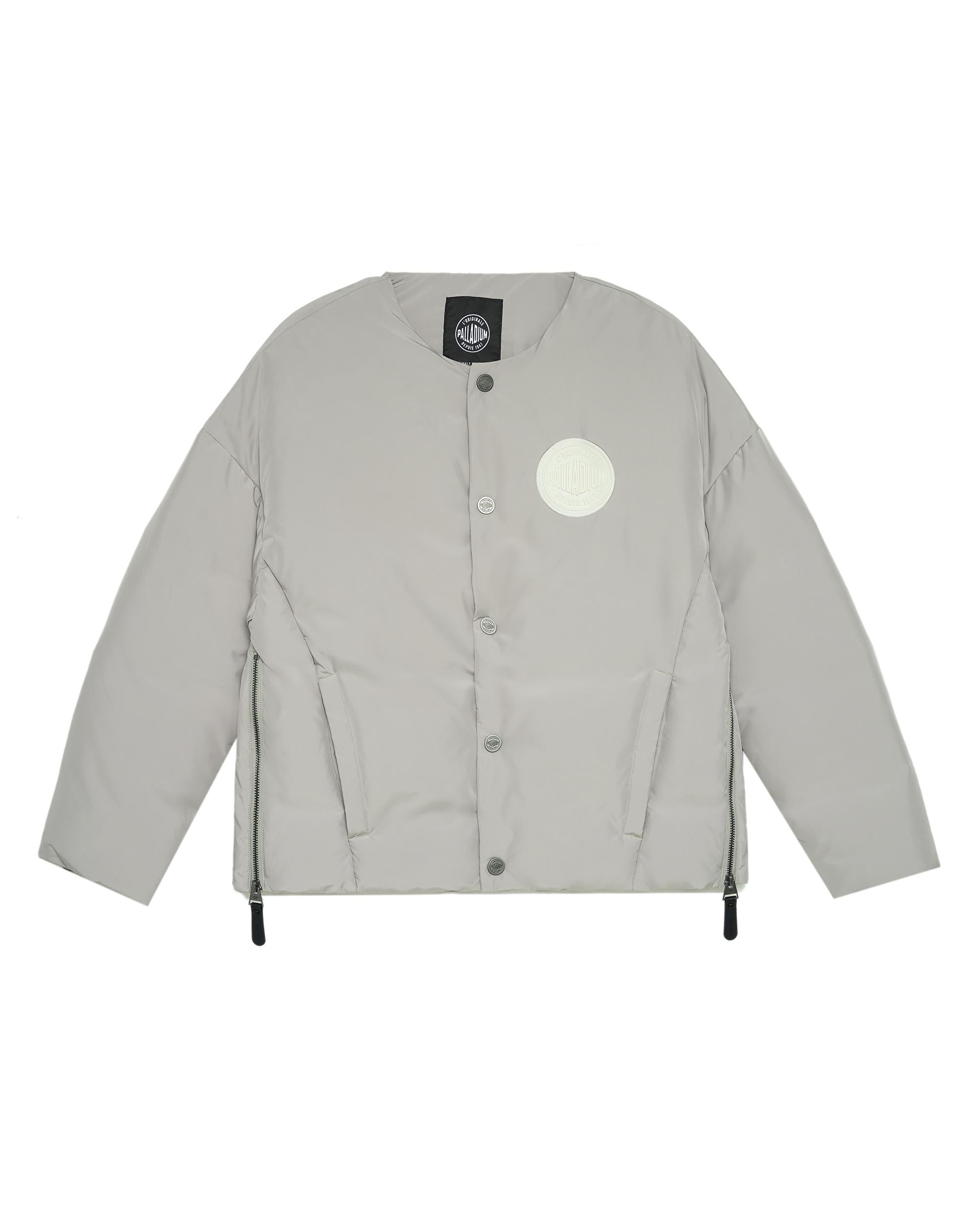 198969-031 | WOMEN'S PALLADIUM LOGO DOWN JACKET | FLINT GRAY - Image 3