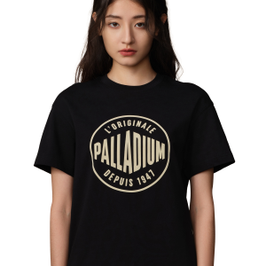 199740-032 | WOMEN'S PALLADIUM LOGO COTTON T-SHIRT | TAP SHOE