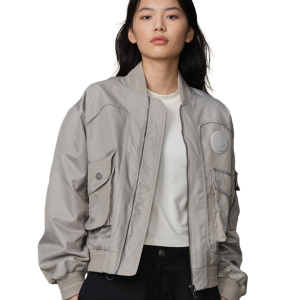 199751-031 | WOMEN'S PALLADIUM LOGO BOMBER JACKET | FLINT GRAY