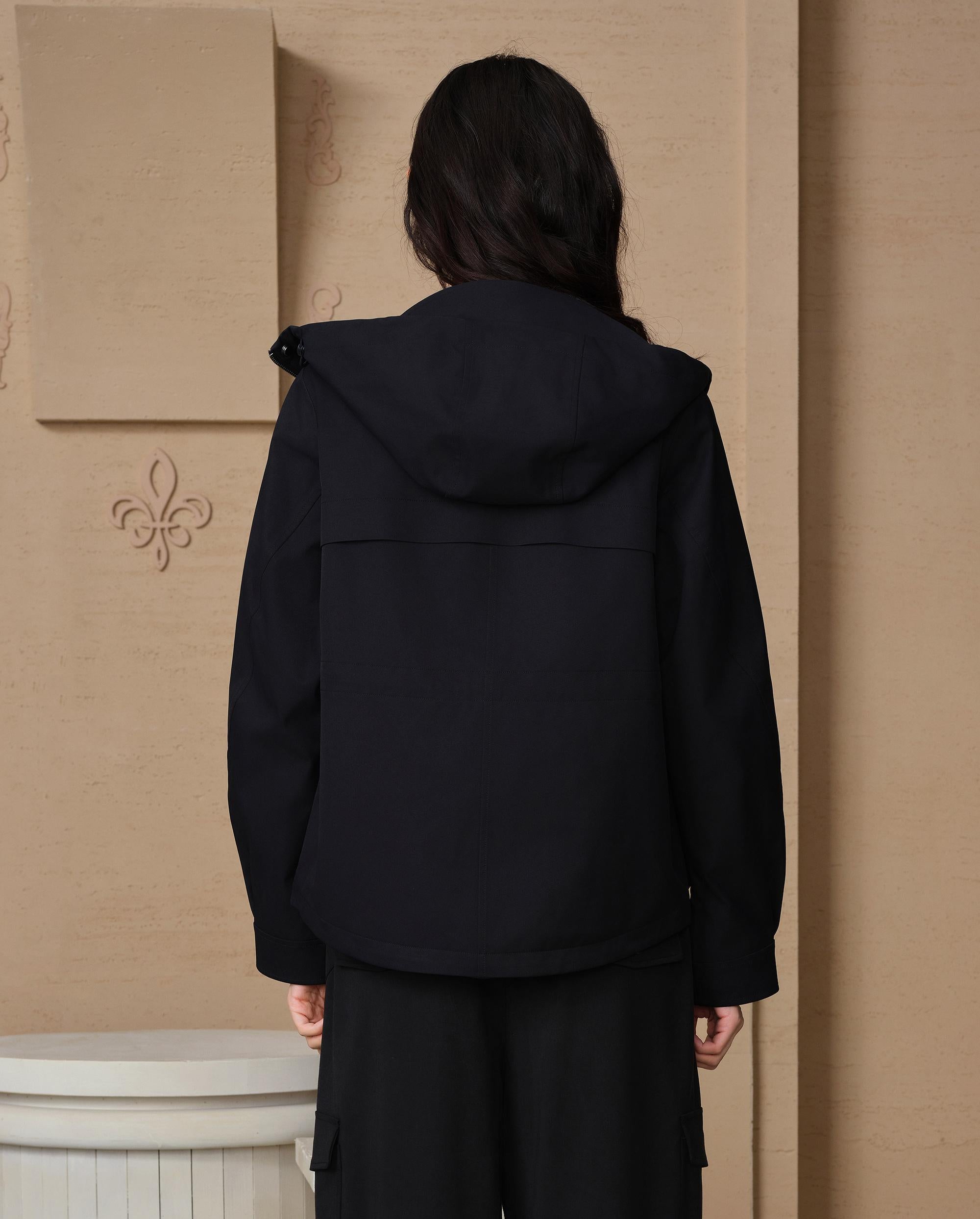 199769-032 | WOMEN'S PALLADIUM LOGO CARGO HOODED JACKET | TAP SHOE - Image 2
