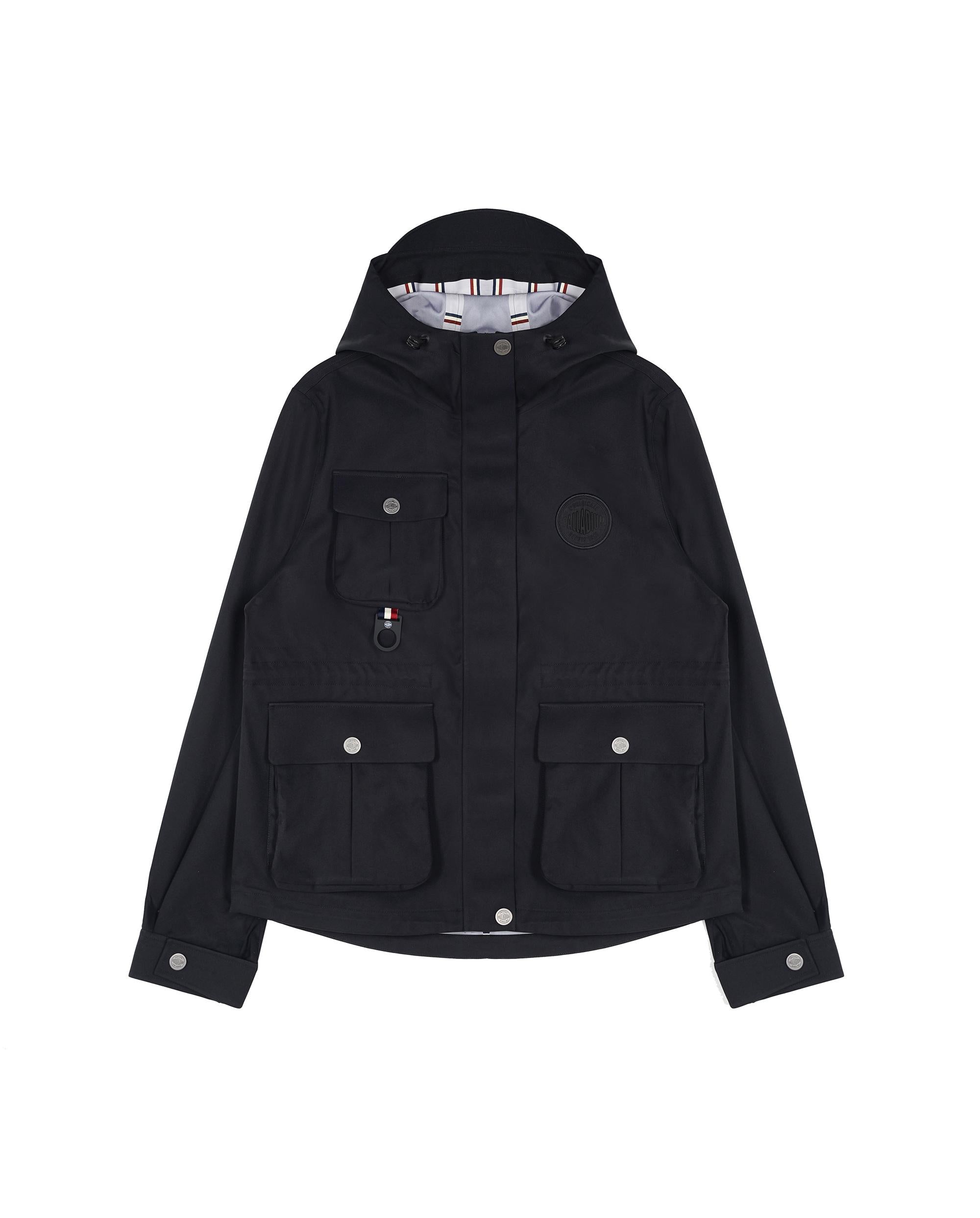 199769-032 | WOMEN'S PALLADIUM LOGO CARGO HOODED JACKET | TAP SHOE - Image 3