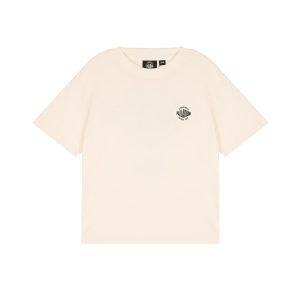 199812-262 | WOMEN'S PALLADIUM LOGO LOOSE FIT COTTON T-SHIRT | MARSHMALLOW