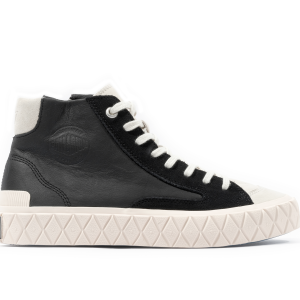 74320-016-M | PALLA ACE CHUKKA SUEDE | BLACK/MARSHMALLO