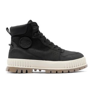 74352-008-M | UNISEX PALLASHOCK WPN ZIP HIGH-TOP SHOES BOOTS | BLACK
