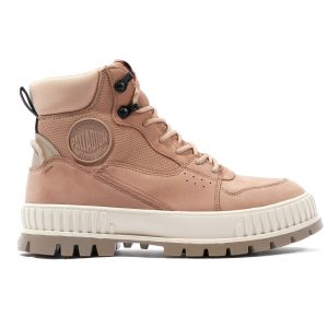 74352-231-M | UNISEX PALLASHOCK WPN ZIP HIGH-TOP SHOES BOOTS | NUDE BROWN