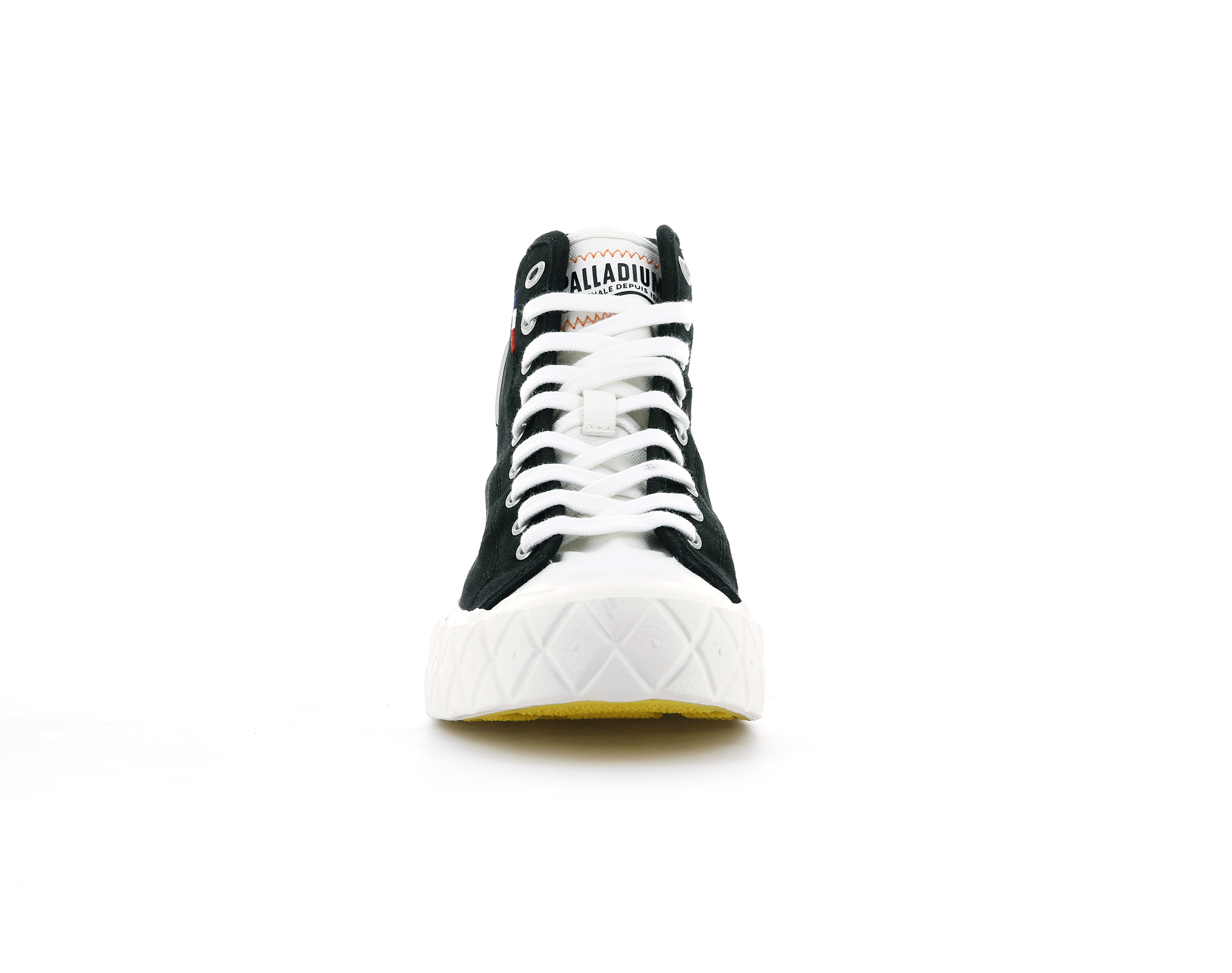 77015-030-M | PALLA ACE CANVAS MID | BLACK/MASHMALLLOW - Image 2