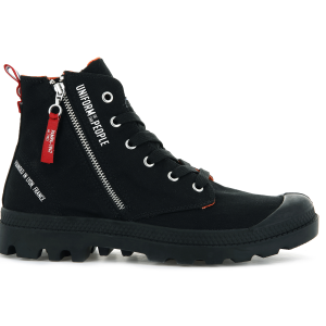 77023-008-M | PAMPA HI OUTZIP UNIFORM OF THE PEOPLE | BLACK/BLACK