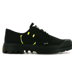 77080-008-M | SMILEY ? PAMPA OXFORD BE KIND | BLACK/BLACK