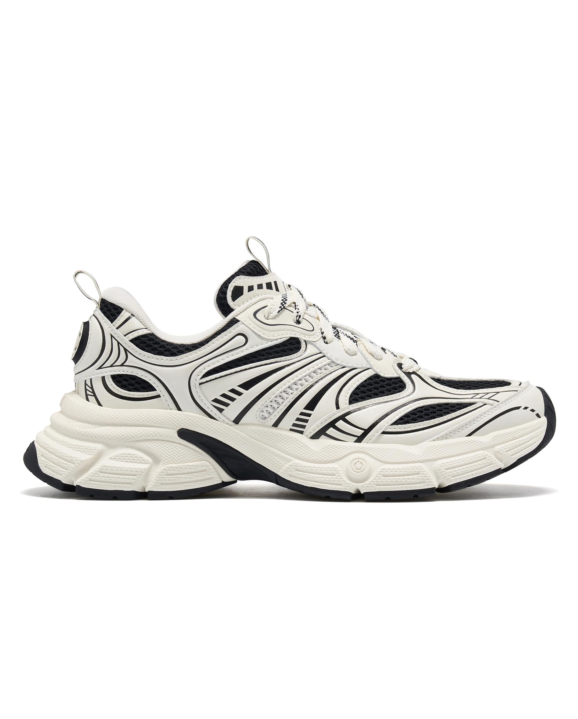 94577-019-M | WOMEN'S PALLAEIFFEL SNEAKERS | BK/SL/WT/BK - Image 6