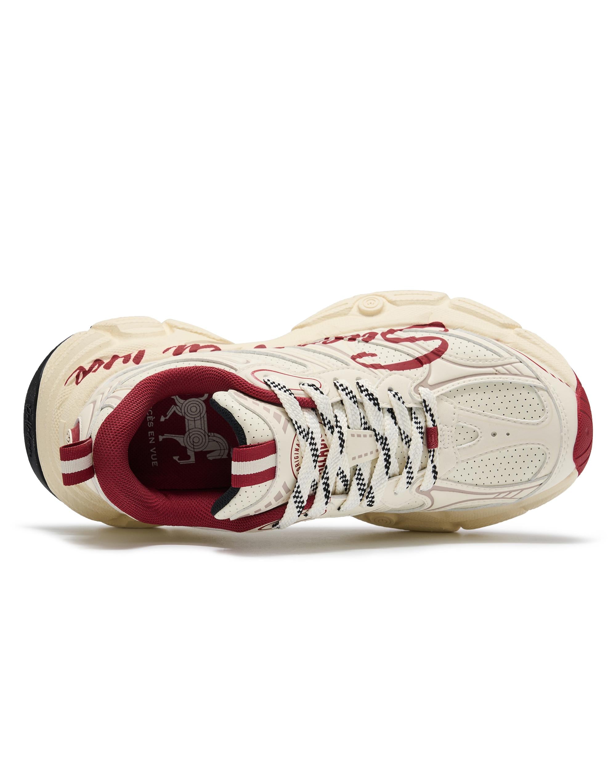 94840-024-M | WOMEN'S PALLAEIFFEL CNY SNEAKERS | GY/RD/WT - Image 4