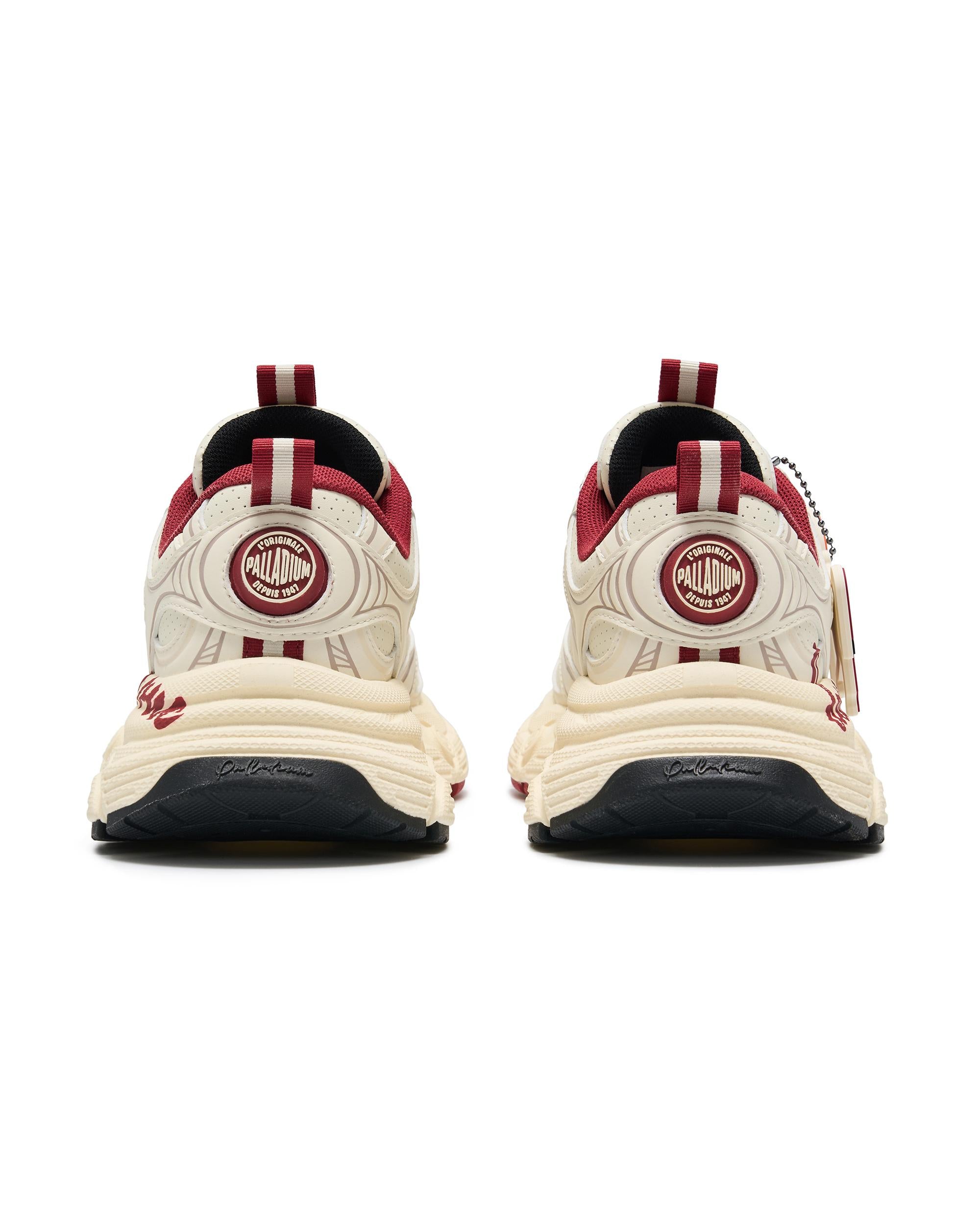 94840-024-M | WOMEN'S PALLAEIFFEL CNY SNEAKERS | GY/RD/WT - Image 5