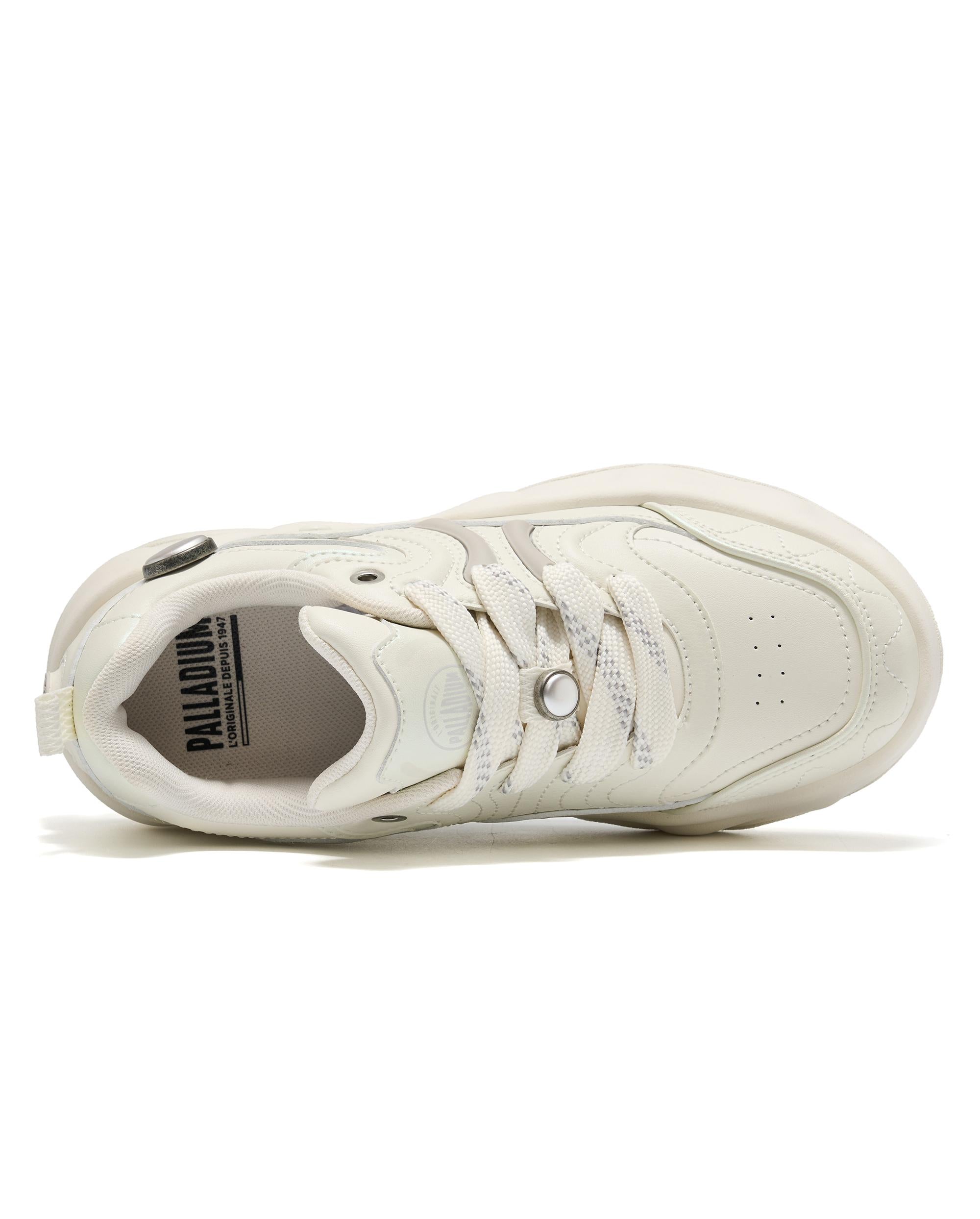 94845-101-M | WOMEN'S PALLAPEARL CHUNKY SNEAKERS | WT/WT - Image 5